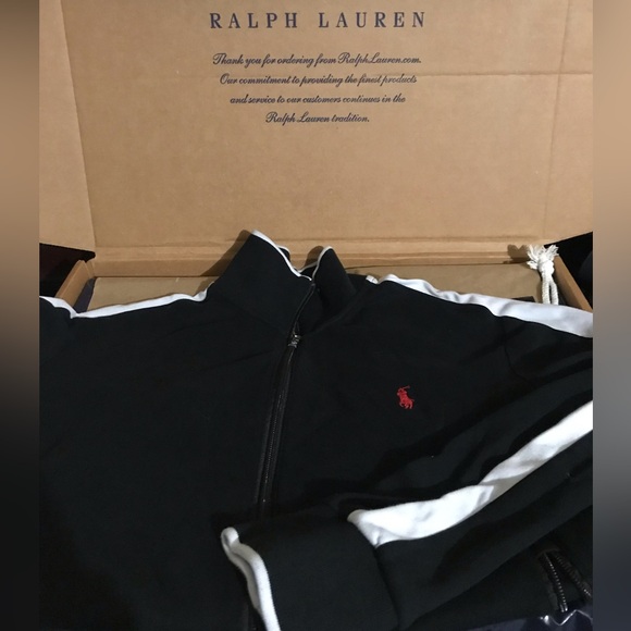 Polo Ralph Lauren Black Performance Jacket Size Small - Picture 2 of 6